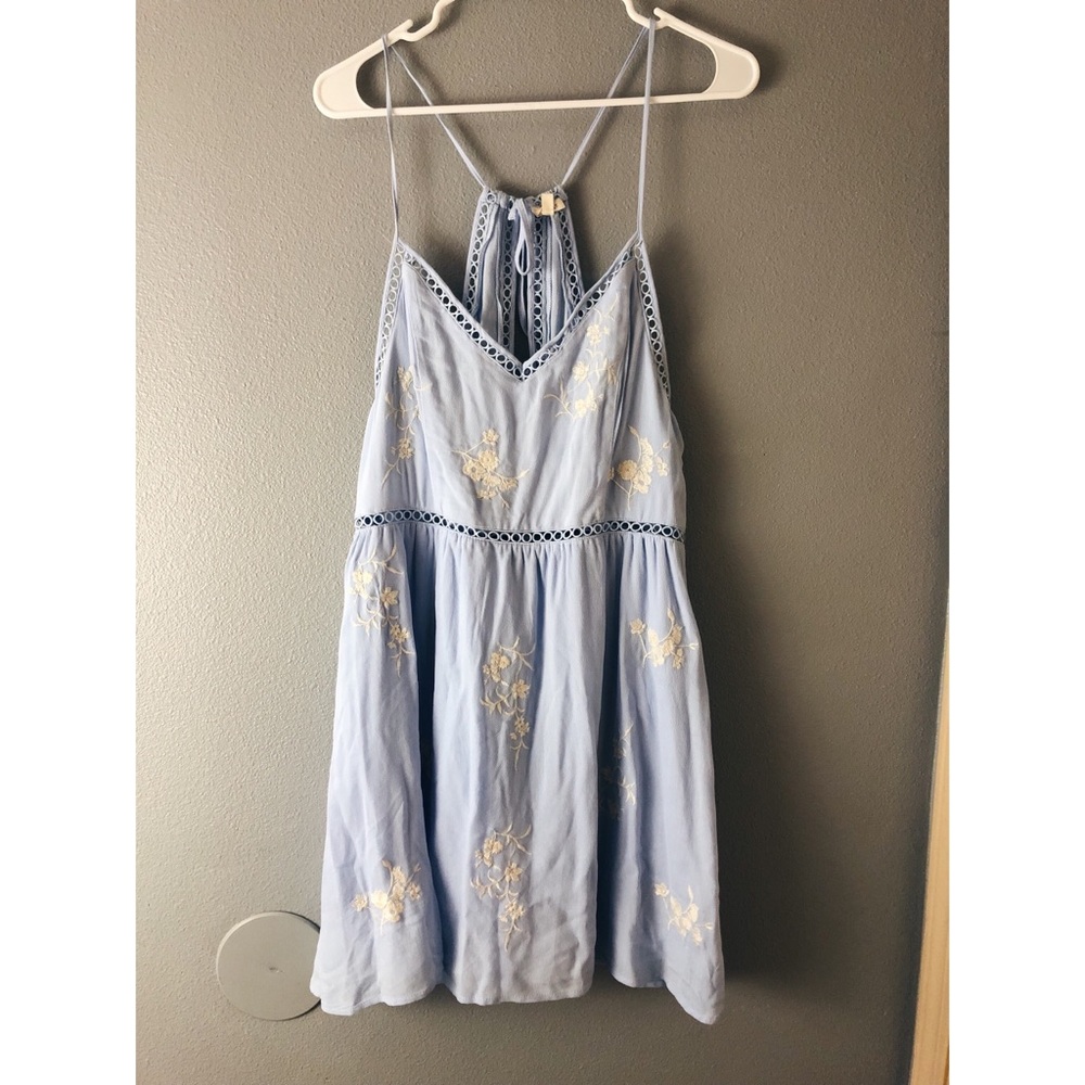 Baby Blue Mini Dress